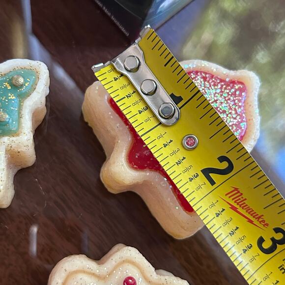 Vintage Giftco Christmas Cookie Floating Candles Set of 3 New in Box - Picture 9 of 10